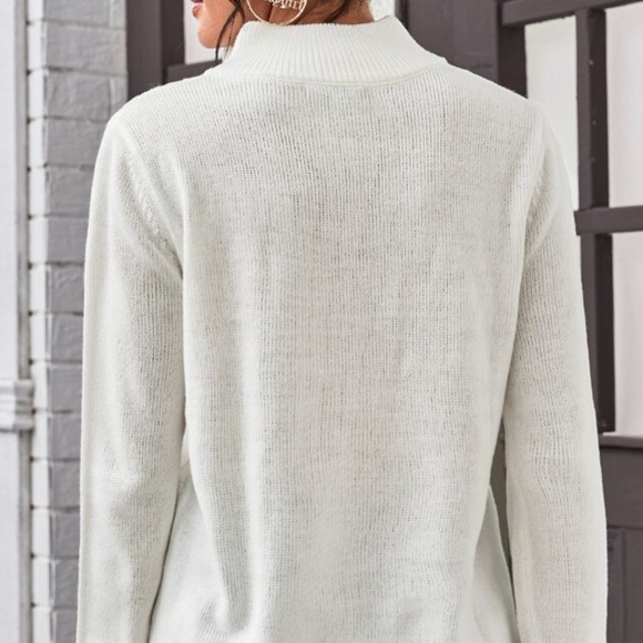 Sweaters Zip Up Cable Knit Sweater Poshmark